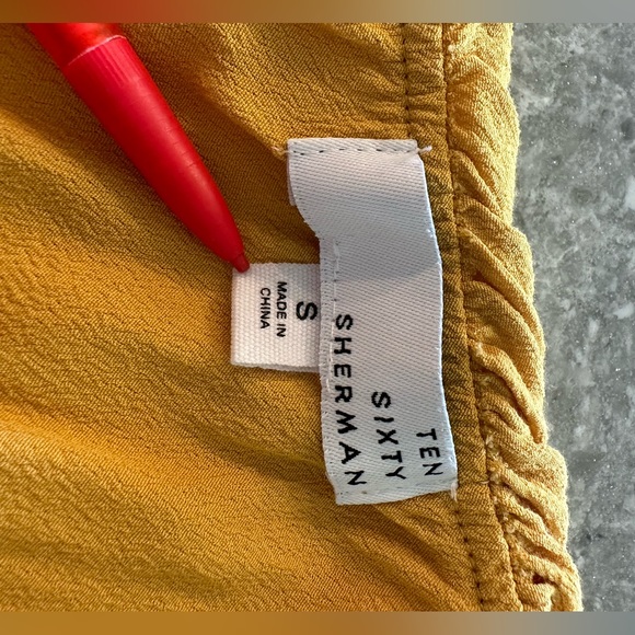 TEN SIXTY SHERMAN Yellow Romper - Picture 6 of 7